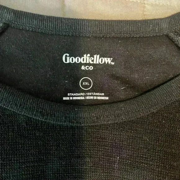Goodfellow & Co Crewneck Black Sweater Men's XXL, Knit Pullover - Picture 4 of 4